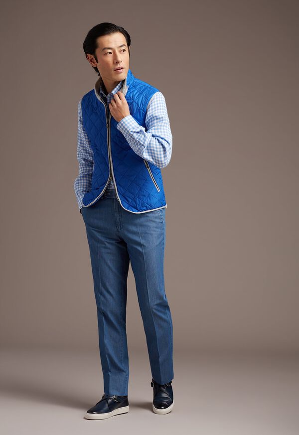Paul Stuart Blue Vest Look, image 1